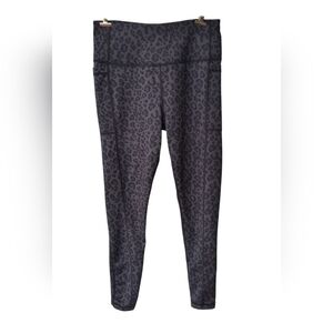 Athlux Women's Animal Leopard Print Athletic Yoga Leggings, S